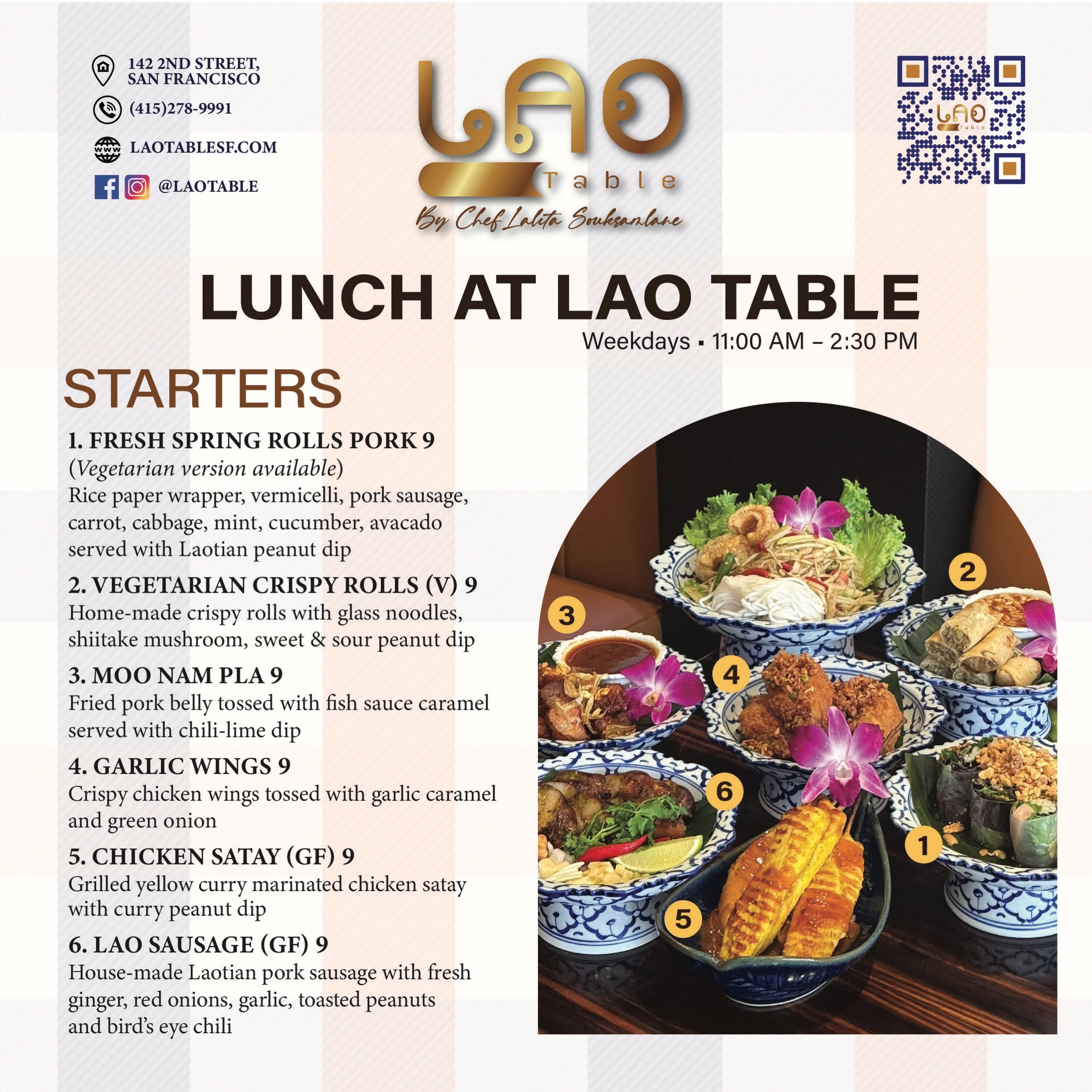 Lao Table flyer