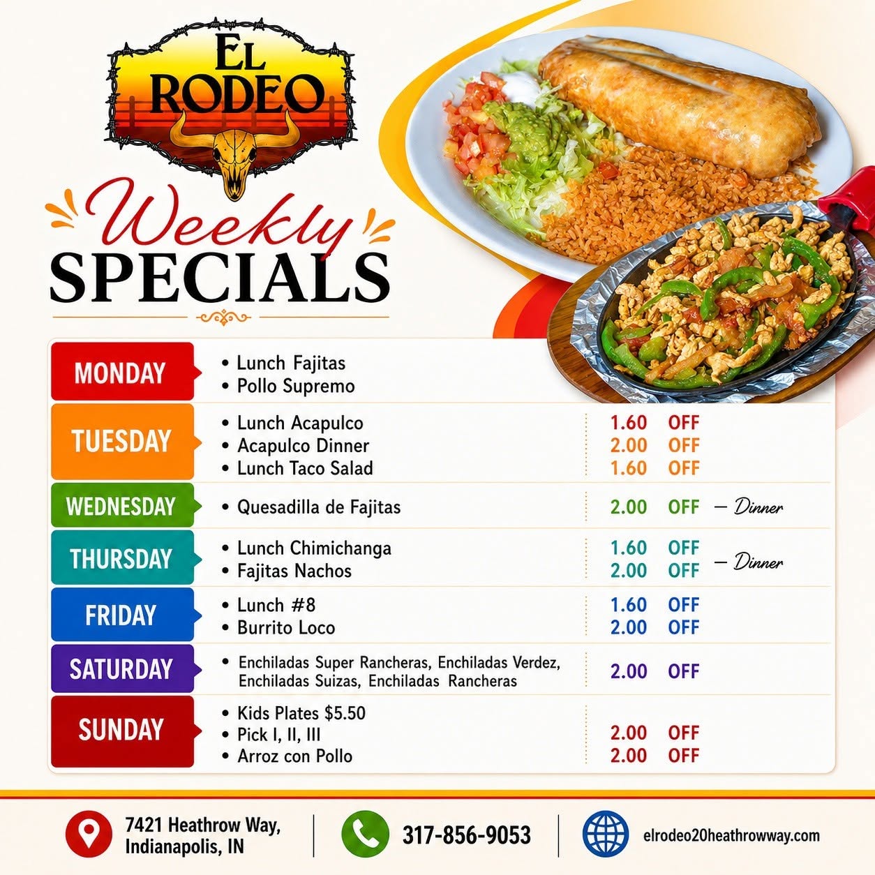 El Rodeo flyer