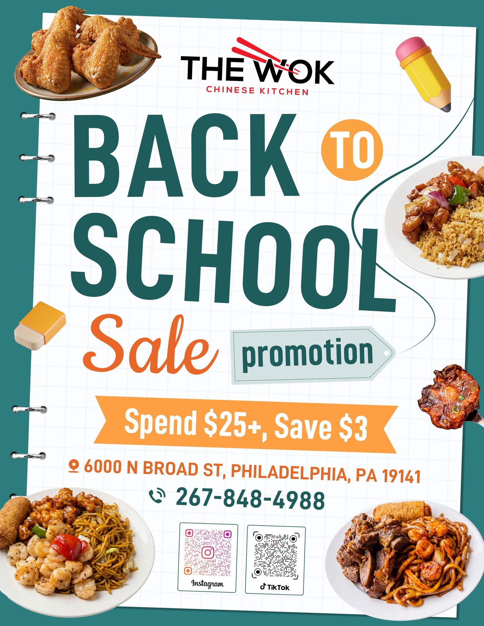 The Wok Chinese Kitchen flyer